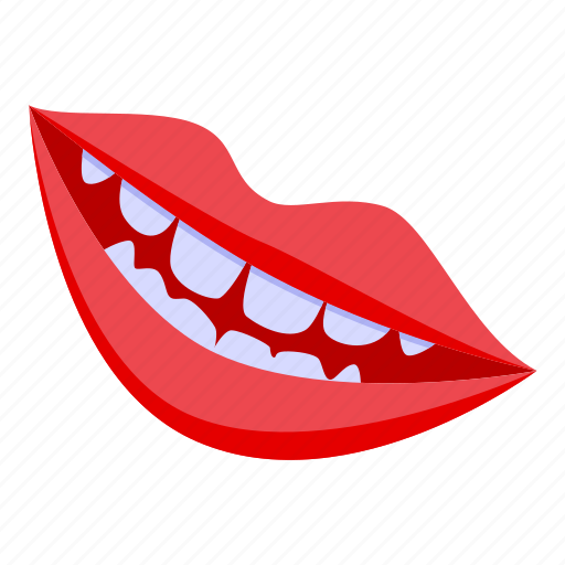 Human, mouth, lips, isometric icon - Download on Iconfinder