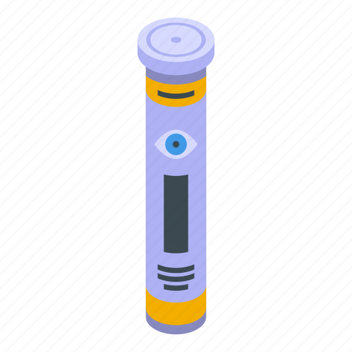 Eye, care, vitamin, isometric icon - Download on Iconfinder