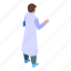 personal, doctor, isometric 