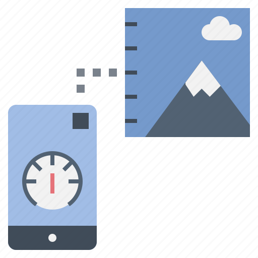 Altitude, barometer, elevation, pressure, sensor icon - Download on Iconfinder