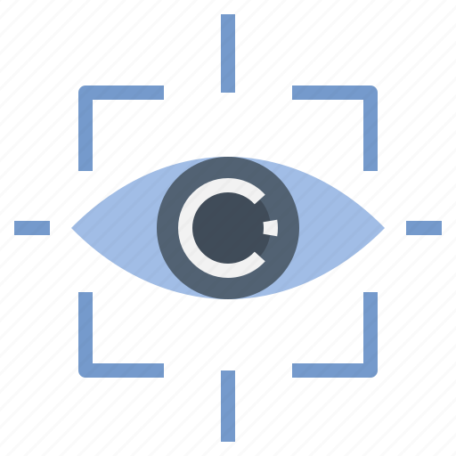 Eye, scan, sensor, technology, tracking icon - Download on Iconfinder