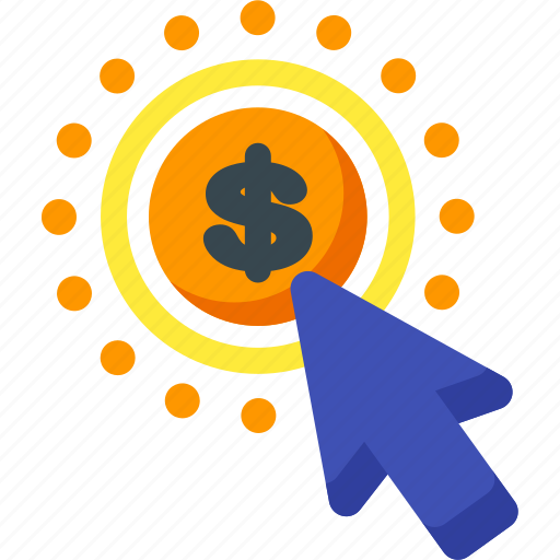 Click, pay, per, finance, money, payment, payperclick icon - Download on Iconfinder