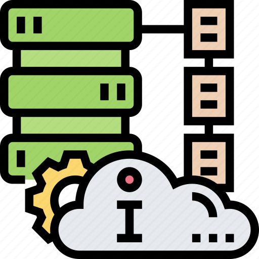 Cloud, information, database, server, storage icon - Download on Iconfinder