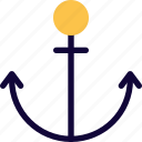 anchor, point, arrow, seo