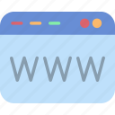 browser, checked, domain, internet, url, window, www