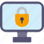 lock, login, monitor, online, password, secure, security 