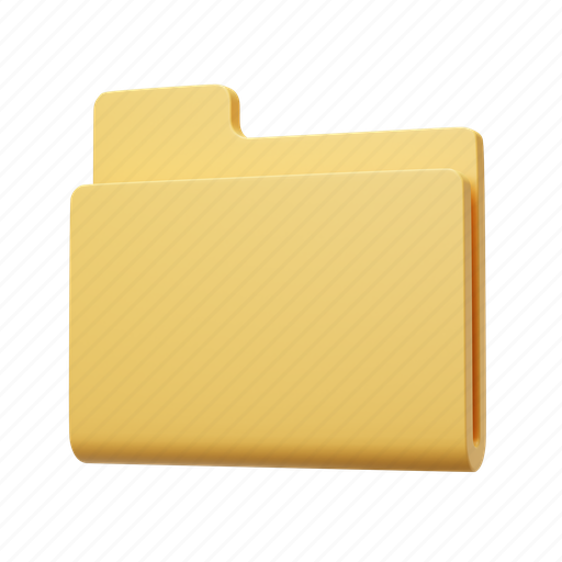 Folder, render, paper, files, file, case, browse folder 3D illustration - Download on Iconfinder