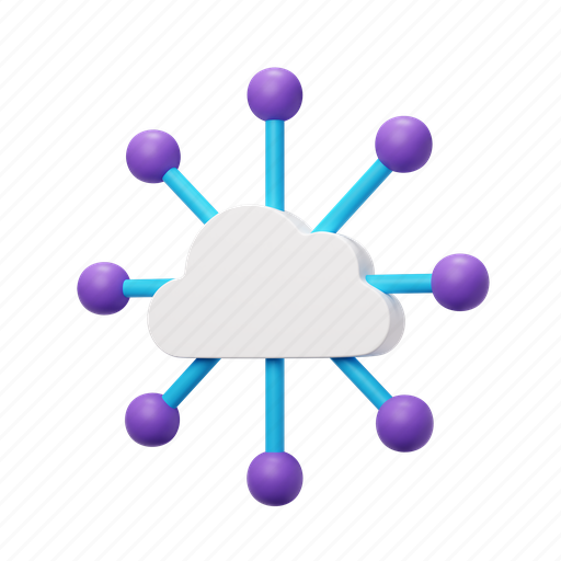 Share, cloud, render, sharing, connections, storage, cloud computing 3D illustration - Download on Iconfinder