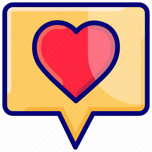 Chat, chat support, communication, conversation, favorite, heart icon - Download on Iconfinder