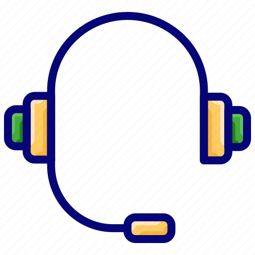 Headphone, headset, music, songs, support icon - Download on Iconfinder