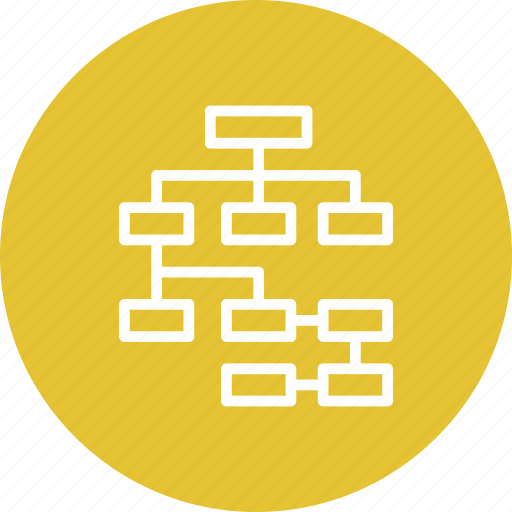 Diagram, information architecture, scheme, usability icon