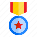 badge, medal, prize, trophy, winner