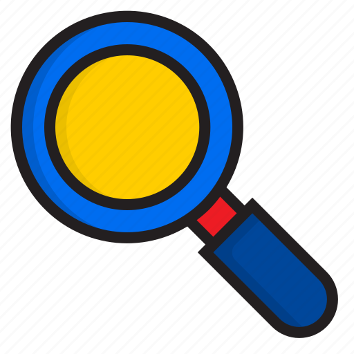 Find, glass, magnifier, seo, zoom icon - Download on Iconfinder