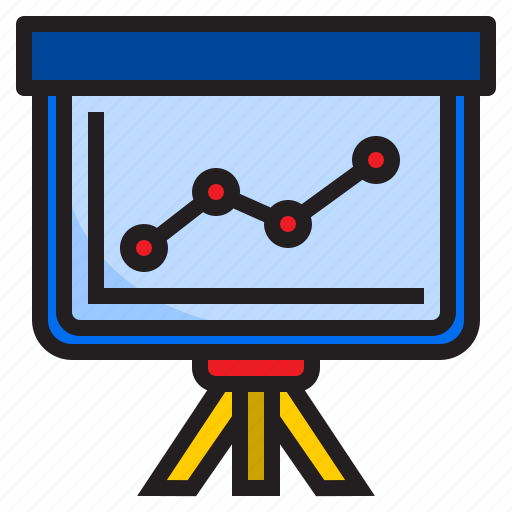 Board, business, chart, graph, presentation icon - Download on Iconfinder