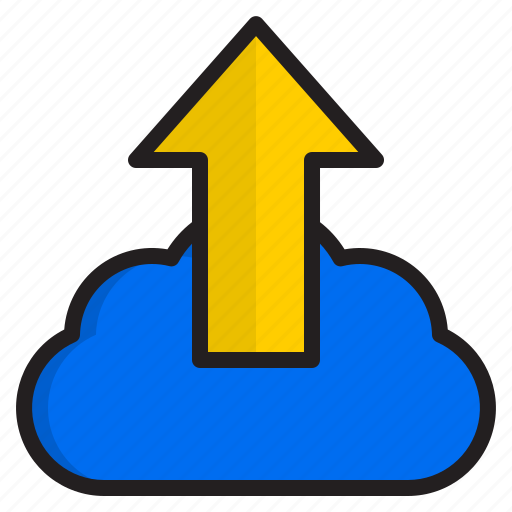 Arrow, cloud, data, up, upload icon - Download on Iconfinder