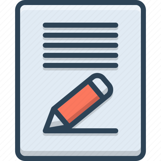 Content, paper, storytelling, writing icon - Download on Iconfinder