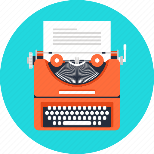 Author, copywriting, document, typewriter, article, script, text icon - Download on Iconfinder