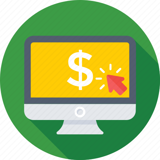 Cost per click, online business, online work, pay per click, ppc icon - Download on Iconfinder