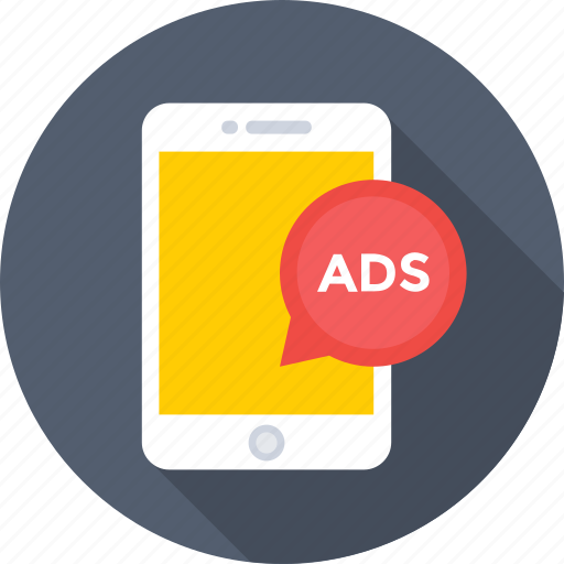 Ads, advertising, marketing, mobile, publicity icon - Download on Iconfinder