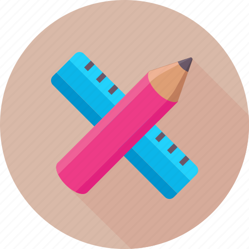 Architect, drafting, pencil, ruler, scale icon - Download on Iconfinder
