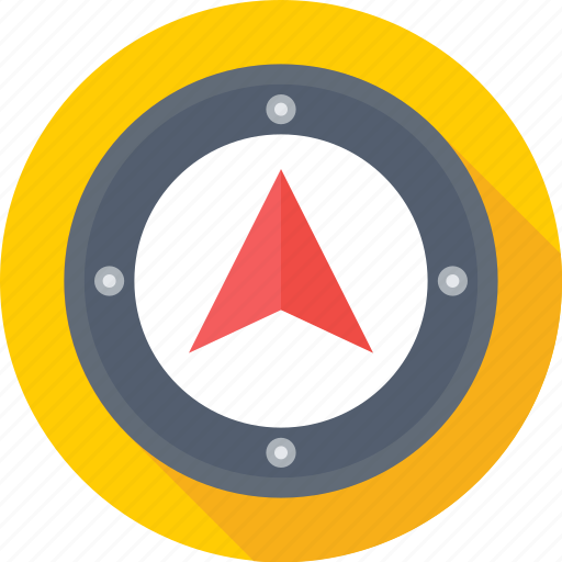 Arrow, direction, gps, navigation, pointing icon - Download on Iconfinder