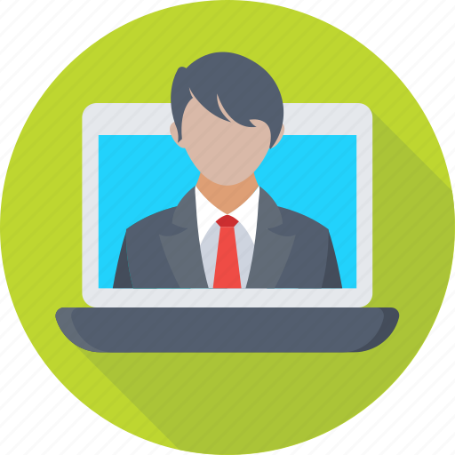 Communication, customer service, laptop, live chat, video call icon - Download on Iconfinder