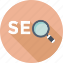 magnifier, marketing, optimization, search engine, seo 