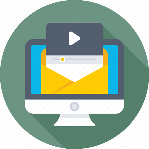 Monitor, newsletter, subscribe, video, video marketing icon - Download on Iconfinder