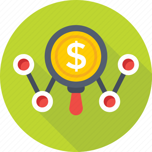 Dollar, magnifier, optimization, search engine, seo icon - Download on Iconfinder
