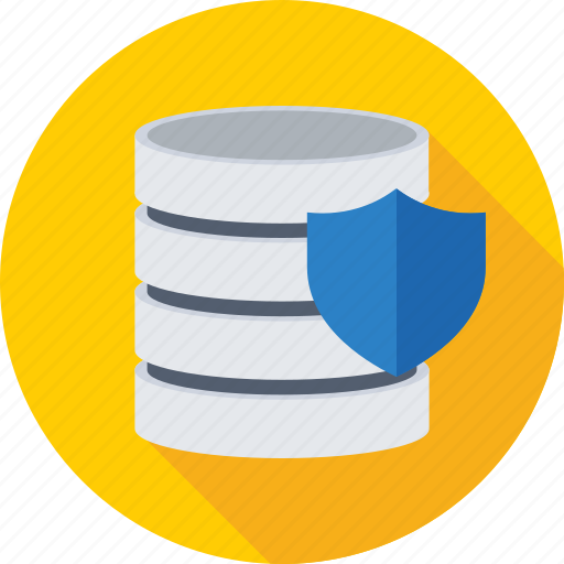 Data security, database, protection, server, shield icon - Download on Iconfinder