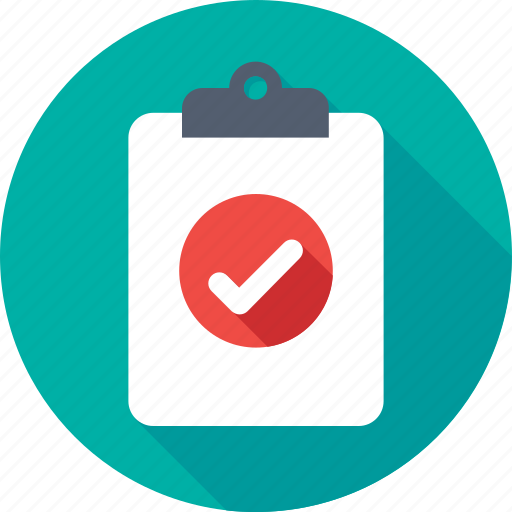 Checklist, document, done, task complete, tick icon - Download on Iconfinder