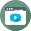 media player, online video, streaming, web page, website 