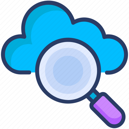 Cloud, data, search icon - Download on Iconfinder