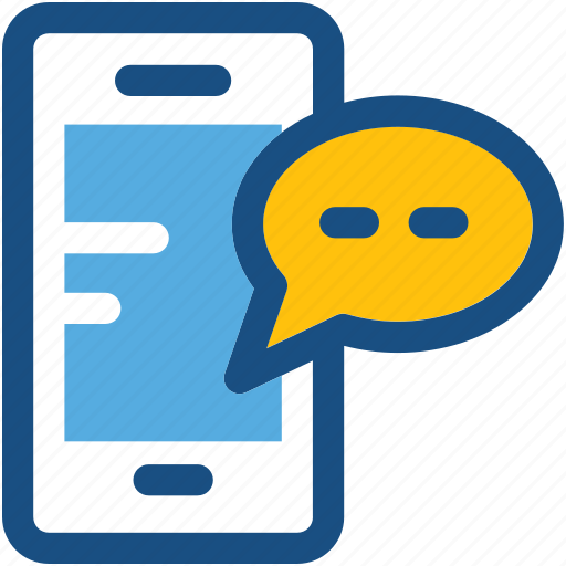 Chat bubble, communication, mobile, mobile massage, sms icon - Download on Iconfinder