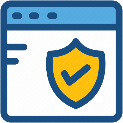 Internet password, internet security, shield, web security, website icon - Download on Iconfinder