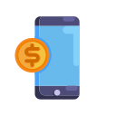 coin, mobile, money, payment, phone, smartphone 