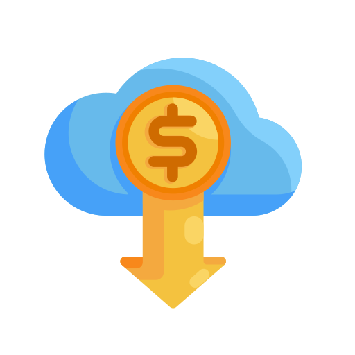Business, cloud, coin, earning, money icon - Free download