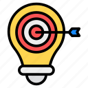 creative idea, idea, idea goal, idea target, marketing idea, objective target, target 