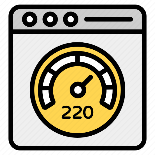 Dashboard, page speed test, speed, speed performance indicator, web speed, web speed checking, web speed test icon - Download on Iconfinder
