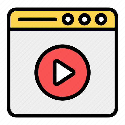 Media player, online video, video, video marketing, video website, web video, website icon - Download on Iconfinder