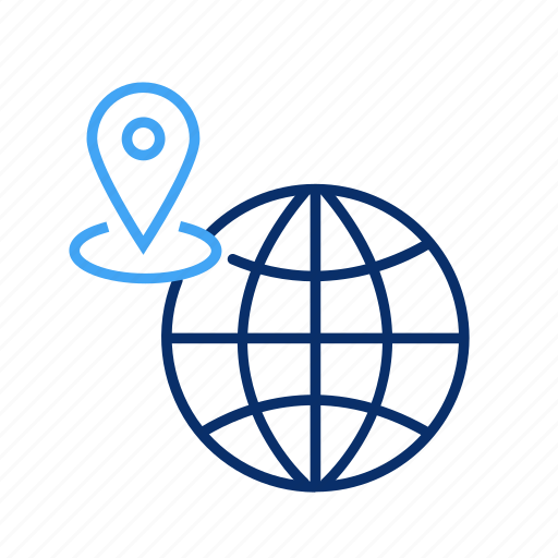 Geo, targeting, local seo, seo, pin on globe icon - Download on Iconfinder
