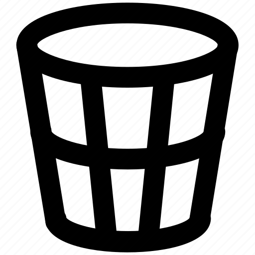 Bin, delete, dustbin, paper bin, remove, trash bin, trash can icon - Download on Iconfinder