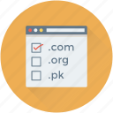 domain, domain type, registration, seo, url