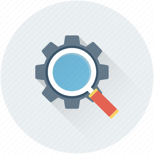 Customize, magnifier, magnifying lens, options, search settings icon - Download on Iconfinder