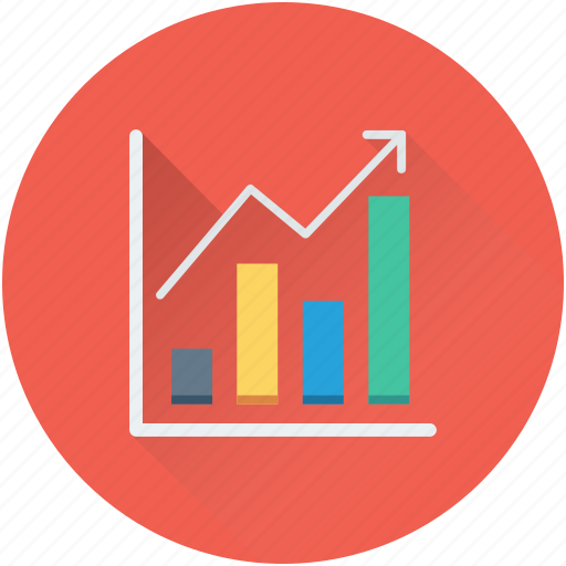 Ascending chart, bar chart, bar graph, growth chart, progress chart icon - Download on Iconfinder