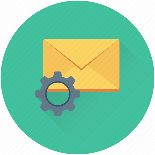 Cog, email, email encryption, email settings, email setup icon - Download on Iconfinder