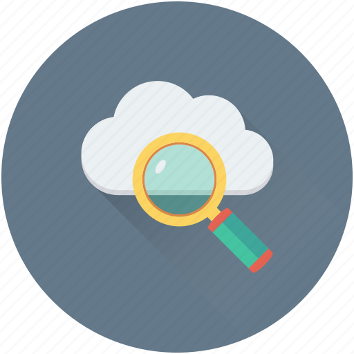 Cloud computing, cloud search, icloud, magnifier, zoom icon - Download on Iconfinder