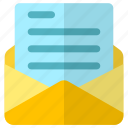 email, read, envelope, letter, internet, information, document, open