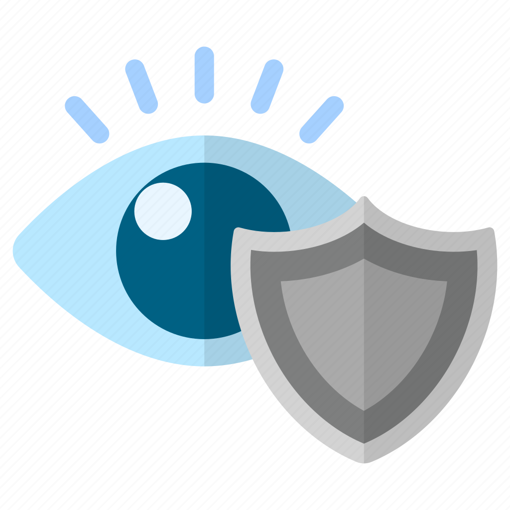 Security, eye, watch, monitoring, spy, shield, guard icon Download on