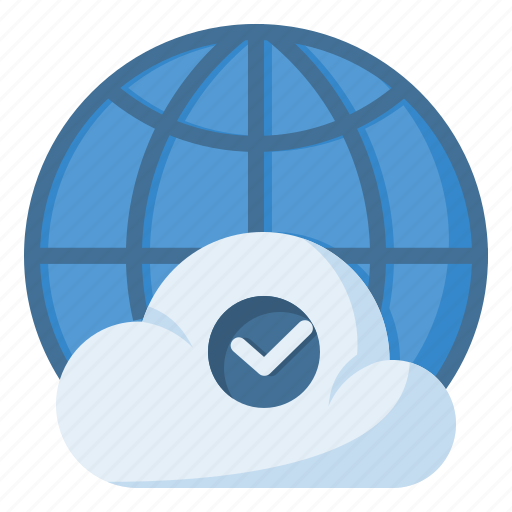 Verified, network, internet, cloud, web, server, approved icon - Download on Iconfinder